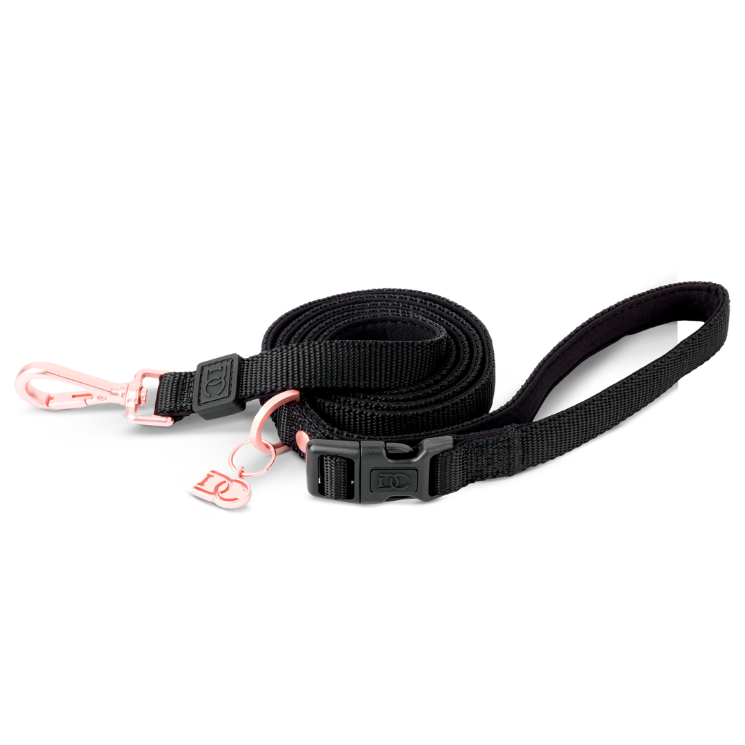 Luxe No-Pull, Step-In Dog Walking Set - Black