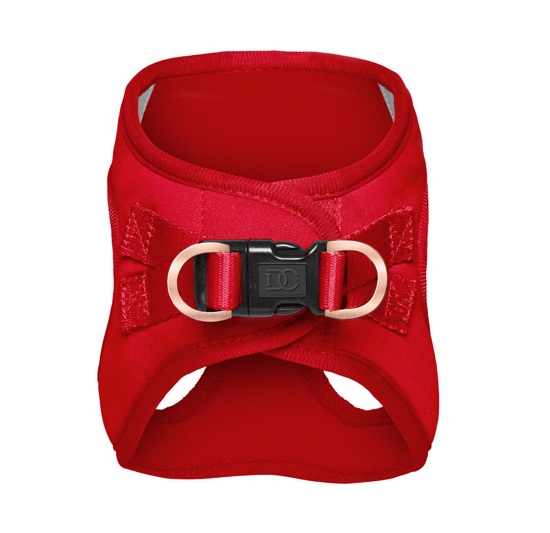 Luxe No-Pull Step-In Harness - Red