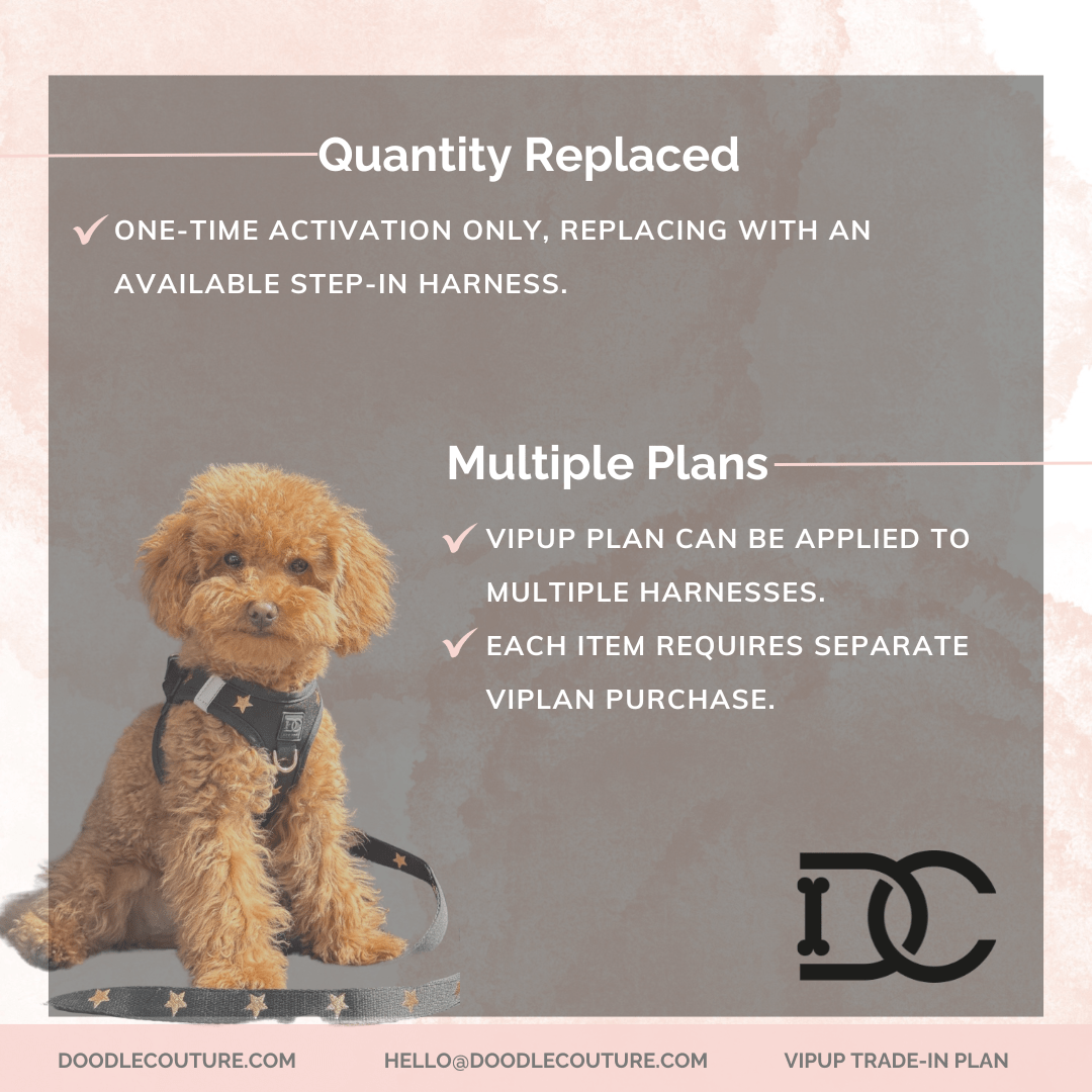 VIPup Harness Replacement Plan
