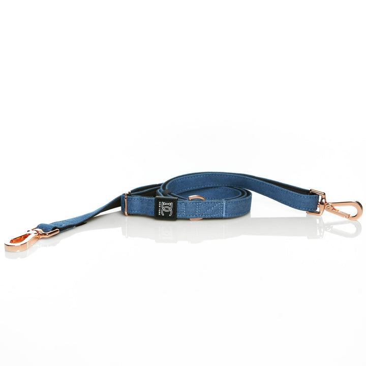 Urban Traffic Adjustable Leash - Denim